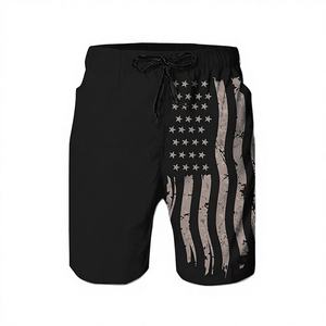 Shorts de basketball confortables pour hommes, séchage rapide, personnalisables, en polyester tricoté, maille respirante, taille haute élastique, longueur genou, grandes tailles - Product Image 1