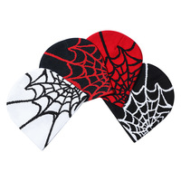 Gorro de Punto Acrílico con Diseño de Telaraña, Gorro de Invierno con Patrón de Telaraña, Gorro de Punto Cálido Estilo Hip Hop para Hombre y Mujer