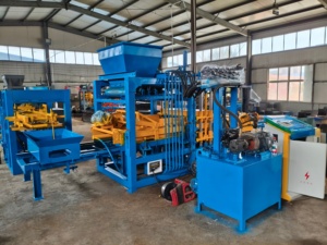 Machine de fabrication de blocs creux de haute qualité au meilleur <span class=keywords><strong>prix</strong></span> QT4-15, machine automatique de fabrication de briques à pression hydraulique avec moteur PLC pour sable brut - Product Image 4