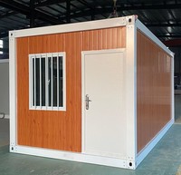 Cabine conteneur préfabriquée à installation rapide, maison modulaire pour bureau temporaire sur site isolé et salle de repos pour le personnel