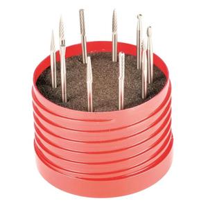 Ttake 10-Piece Tapered Hm Rotary Burr Kit Ab99k2 Solid Carbide Rotary Burrs - Product Image 1