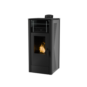 Poêles à granulés en acier modernes PK-160 avec télécommande pour une utilisation en intérieur sans fumée dans le salon - Product Image 3