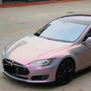 Pellicola Adesiva per Carrozzeria Auto in PET, Effetto Perla Metallico <span class=keywords><strong>Rosso</strong></span> Fantastico, da Grigio a <span class=keywords><strong>Rosso</strong></span> Lucido - Product Image 4