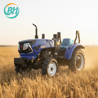 Tracteur agricole compact 4x4 de 60 CV à moteur diesel, directement de l'usine, machine agricole polyvalente pour l'agriculture