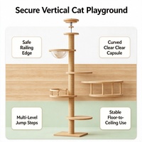 Hamac pour chat, arbre à chat multi-niveaux, griffoir en sisal, perchoir pour chat, condo pour chat, meubles durables pour chats d'intérieur