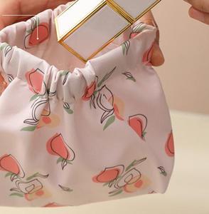 New Waterproof Leather Portable Makeup Pouch with Circle Design Shape for Keys <b>Lipstick</b> <b>Mini</b> Organizer Coin Purse Storage Bag - Product Image 4