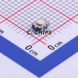 TS-3027-B Tactile Switch SMD Switch Single Pole Single Throw Round Button 1.6N Vertical Mount - Product Image 1