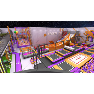 Parque de trampolín al aire libre grande y moderno, desafiante y divertido, Saltemos juntos - Product Image 1