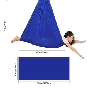 معدات يوغا خارجية بالجملة من مينغ تشان، طقم للمبتدئين، أرجوحة قماشية هوائية للتمدد، حبال بوليستر قابلة للتمدد 1 متر، أرجوحة يوغا - Product Image 4