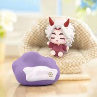 Nouvelle Arrivée Officielle : Lot de 9 Aimants de Réfrigérateur Genshin Impact Série Dreaming, Boîte Mystère, Mini Figurines Anime Version Q, Ornements