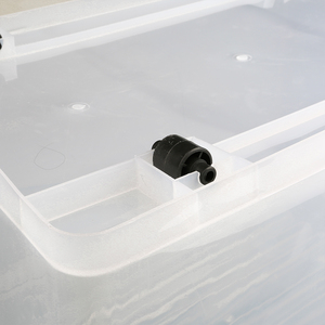 Phong Cách Mới Hộ Gia Đình 70l Không Thấm Nước Rõ Ràng Stackable Hộp Lưu Trữ Nhựa - Product Image 4