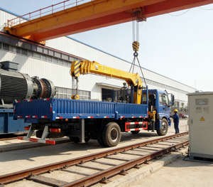 משאית מנוף AOMAN 4X2 עם תיבת הילוכים הידראולית, כושר הרמה 8000 ק\"ג, מנוע מותאם אישית, מיסב מנוע, תא גדול, טלסקופי - Product Image 2