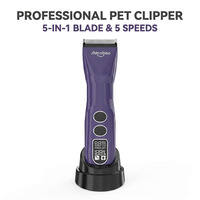 Cortadora de Pelo Eléctrica para Mascotas Shernbao PGC-680, Máquina Cortadora de Pelo para Animales, Cortadora de Pelo para Perros