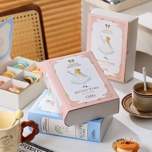 Boîte cadeau créative en forme de livre pour anniversaire, fête, emballage de cadeaux, boîte à macarons, collations, biscuits, pâtisseries - Product Image 3