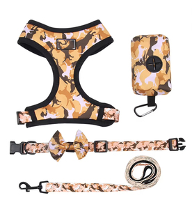 Conjunto de arnés ajustable para perro, accesorios personalizados para mascotas, con sublimación, Collar y Correa, 2021 - Product Image 3