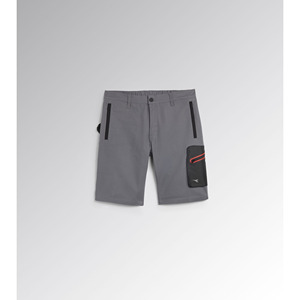 Diadora กางเกงขาสั้นเบอร์มิวดายืดฝน Grey M สวมใส่กลางแจ้ง - Product Image 1