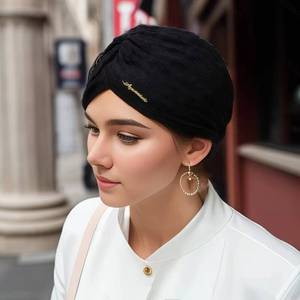 Sombrero de Encaje Estilo Indio Retro, Ecológico y Transpirable, Pañuelo para la Cabeza de Moda para Fiestas - Product Image 1