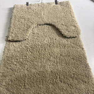 50*80cm + 43*50 ensemble de <span class=keywords><strong>tapis</strong></span> de <span class=keywords><strong>bain</strong></span> en Polyester forte absorption de l'eau douce surface en Polyester à coupe haute dos en Latex antidérapant avec antidérapant - Product Image 1