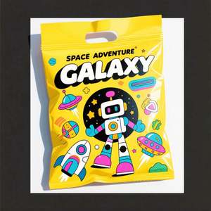 Custom logo Reusable Plastic Aluminum Laminated <b>Bag</b> 3 Side Seal Sachet Cosmetic Packaging <b>Bags</b> - Product Image 4