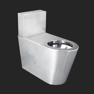 Groothandel Moderne Wandmodel RVS Eendelige Ecologische <span class=keywords><strong>Toilet</strong></span> met P-trap Zwaartekrachtspoeling voor Hotels & Villa's - Product Image 1