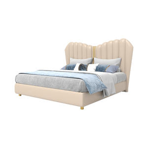 CK152 Estructura de Cama Europea de Alta Calidad, Último Modelo en Tela, Muebles de Dormitorio Modernos y Elegantes, Camas Tapizadas Dobles, King y Queen Size - Product Image 4