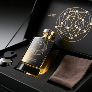 Boîte cadeau haut de gamme <span class=keywords><strong>en</strong></span> carton pliable auto-montable avec feuille d'or, doublure <span class=keywords><strong>en</strong></span> éponge, gaufrage, lamination brillante et estampage pour - Product Image 2