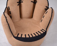Moderno PVC Guantes de béisbol Diseño Sofá para niños para el dormitorio y la sala de estar Silla divertida infantil con acento en los dedos