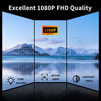 Proyector WIFI Android 9 Full Hd 4K Home Theater Proyectores de videojuegos Native 1080P Outdoor LED Portable Smart Tv Proyector