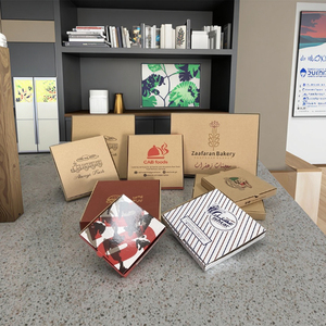 Bán Buôn Giao Hàng Giấy Gói Chất Lượng Cao Sóng Hội Đồng Quản Trị Hộp Bánh Pizza Biểu Tượng Tùy Chỉnh In Hộp Bánh Pizza - Product Image 3