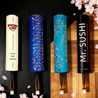 TK Viraler Artikel Sushi-Röhre Lebensmittelecht Laminiert Individuell Bedruckt Omakase Restaurant Großhandel OEM Papier-Zylinder-Box Geschenkkarton