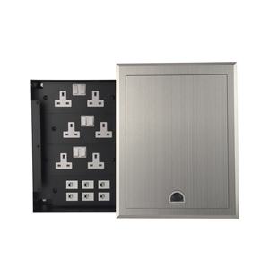 Caja de Conexiones Eléctrica de Acero Inoxidable 304 IP66 con Tapa Plana Resistente para Pisos Elevados y de Hormigón - Product Image 3