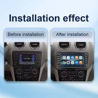 Autoradio 9 pouces pour Mercedes Benz ML GL 2005 - 2012 Android Auto WirelessCarPlay GPS DSP Stéréo 2Din Unité principale de navigation
