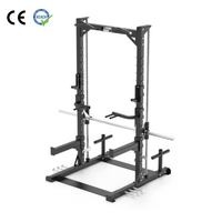 VIGFIT Máquina Smith de Alta Resistencia al por Mayor, Soporte de Sentadillas Semi-Rack, Rack de Potencia Multifuncional para Gimnasios Comerciales y Fitness