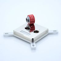 Bloc de refroidissement liquide pour processeur, bloc liquide entièrement en cuivre, bloc de refroidissement pour processeur, compatible avec 115X. INTEL-JB3T