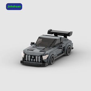 Ensemble de blocs de construction en plastique pour enfants, modè<span class=keywords><strong>le</strong></span> de petite <span class=keywords><strong>voiture</strong></span>, mini briques ABS, jouets de voitures, instructions en papier, ensembles de blocs de construction pour garçons - Product Image 1