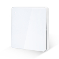 Bingoelec best-seller tuya EU/UK Standard 1 gang Wifi pas de commutateur à bouton-poussoir intelligent sans fil neutre 220V