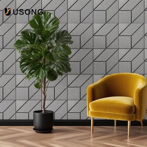 <span class=keywords><strong>Tapisserie</strong></span> <span class=keywords><strong>murale</strong></span> <span class=keywords><strong>acoustique</strong></span> en fibre de polyester sculptée en 3D moderne - Product Image 1