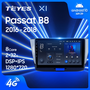 Reproductor de DVD para Auto TEYES X1 para Volkswagen Passat B8 2016-<span class=keywords><strong>2018</strong></span>, Pantalla LED de 9 Pulgadas y 1280*720 - Product Image 3