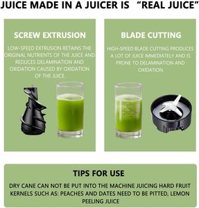 Hot Selling Electric Compact Centrifugal Juicer USB RV Compatible Lower Noise Big Mouth Design Smoothie Maker Self Cleaning - Product Image 2