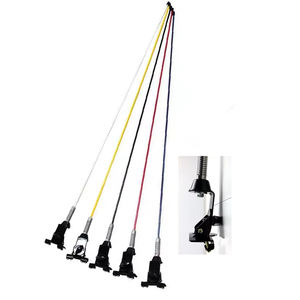 Автомобильная декоративная антенна с флагом 1 м 1,5 м 2 м Высококачественная декоративная Автомобильная манекен длинная антенна - Product Image 1