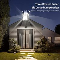 Lampadaire Solaire LED Tout-en-un Super Lumineux IP65 Grande Taille 1000W avec Capteurs de Mouvement et Télécommande, Batterie LiFePO4 pour Route