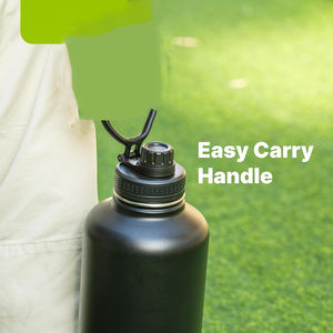 Botella de Agua Deportiva Aislada de Acero Inoxidable con Logotipo Personalizado, Clásica, de 24 oz, 32 oz, 40 oz, 64 oz, con Tapa con Cierre - Product Image 4