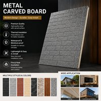 Panneau Métallique Insonorisant Gravé et Embossé, Isolation Thermique Imperméable, Revêtement Métallique pour la Décoration des Murs Extérieurs d'Hôtels