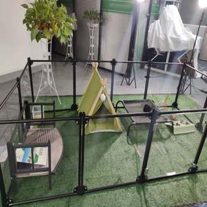 Popular Acrylic Transparent Folding Easy-to-wear Pet <b>Fence</b> <b>Dog</b> Game <b>Fence</b> - Product Image 3
