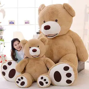 Urso grande de pelúcia do ce de eua, brinquedos de pelúcia, pelúcias gigantes de urso americano de pelúcia, 180cm 200cm