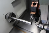 Tour CNC à banc incliné DONGS TCK52DDY avec axe Y et outils motorisés, centre de tournage horizontal multitâches