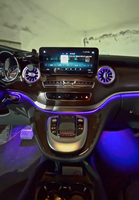 ICarsin pour Mercedes Benz Classe V W447 - Éclairage d'ambiance intelligent 64 couleurs - Kit de mise à niveau de l'éclairage d'ambiance dynamique RGB pour voiture
