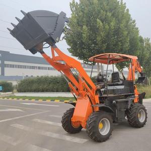 Mini-tracteur avec pelle rétrocaveuse et chargeur frontal <span class=keywords><strong>ZX</strong></span> 08-12, chargeuse sur pneus, assurance qualité d'un an - Product Image 6