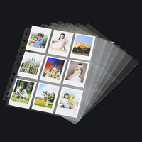 Classeur de cartes transparent avec sangle, 9 pochettes, pages d'album en PP pour collectionneurs de cartes de baseball et de autres sports