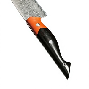 Cuchillos de chef japoneses de acero de Damasco de 10-11.9 pulgadas con mango de madera, forjados a mano, para diestros, a la venta a bajo precio. - Product Image 3